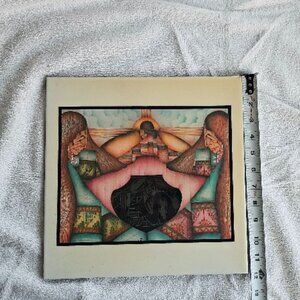 Native American Indian Women Making Pottery ~12 x 12" Tile Art Amado Pena Artist